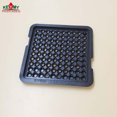 antistatic black PS tray for electronic components from Shenzhen