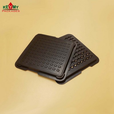 customize black antistatic tray for small electronic components from Shenzhen