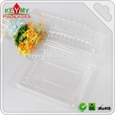 Eco friendly Biodegradable Disposable Clear Food Container,Clear plastic packaging food containers