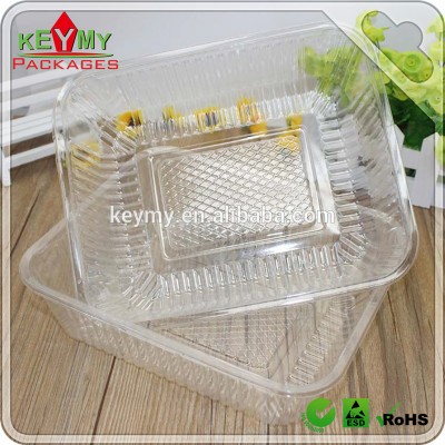 clear PET plastic disposable blister food tray,PET food grade clear fruit tray /pallet,Clear plastic food/fruit/vegetable packs