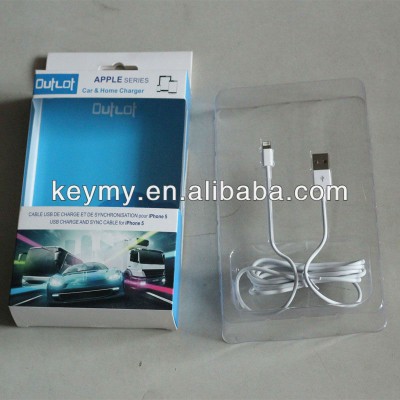 iphone 5 mobile phone charging line packaging