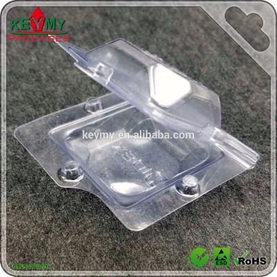 ESJ01 clamshell for earphone package with film